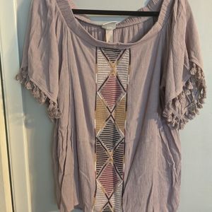 Knox Rose Embroidered Top